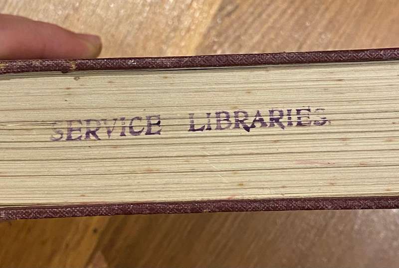 King Edward VII and His Times (1936) - Royal Airforce Stamped Library Copy w/ 1942-46 Base Stamps