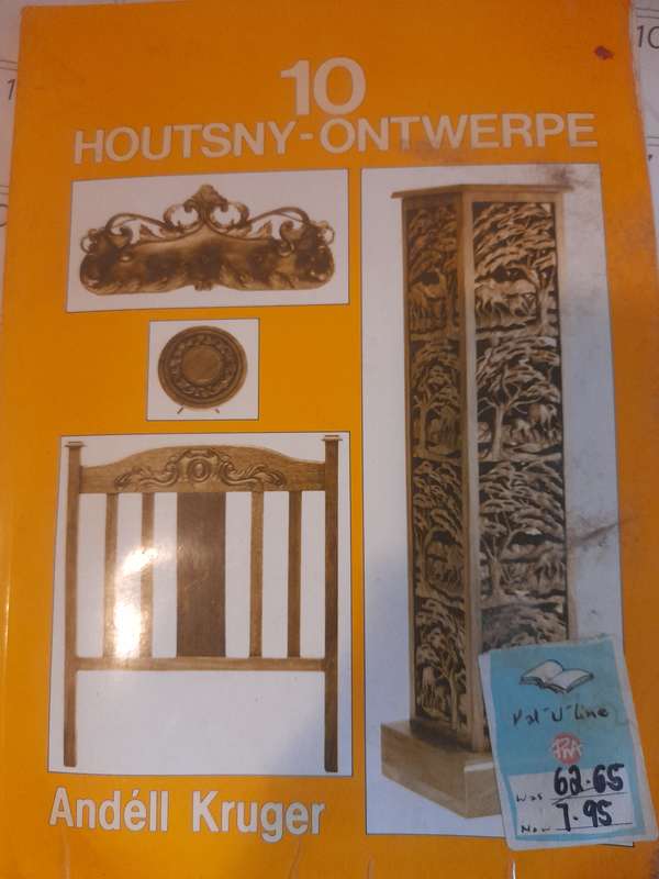 Andell Kruger - 1ste Uitgawe 1ste Druk- 1990 10 Houtsny-ontwerpe  With pages