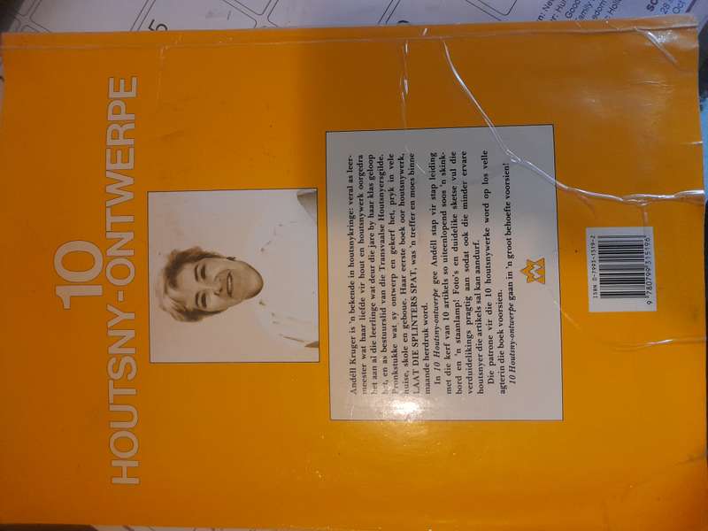Andell Kruger - 1ste Uitgawe 1ste Druk- 1990 10 Houtsny-ontwerpe  With pages