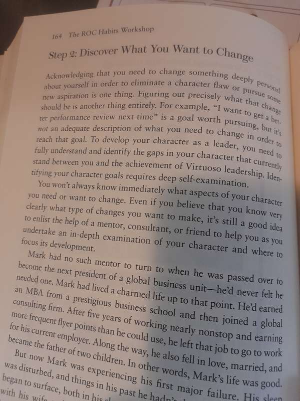 Return on Character fred kriel book