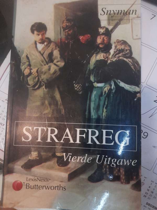 Strafreg sagteband boek