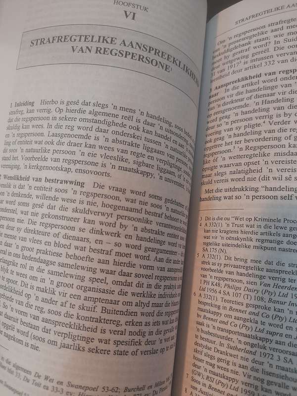 Strafreg sagteband boek