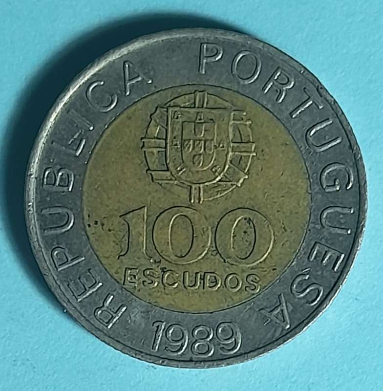 1989 Portugal 100 Escudos  Pedro