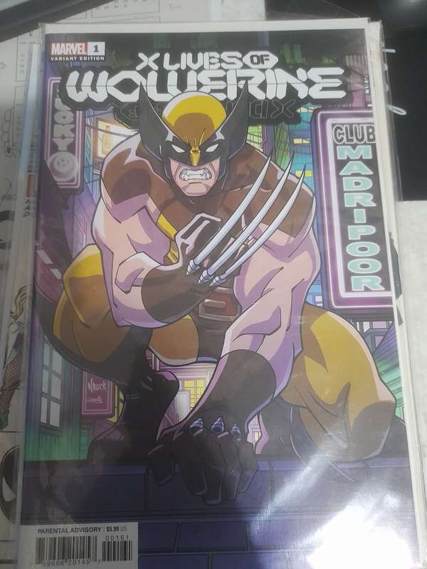 X Lives of Wolverine no:1 variant edition comic book bagged and sealed
