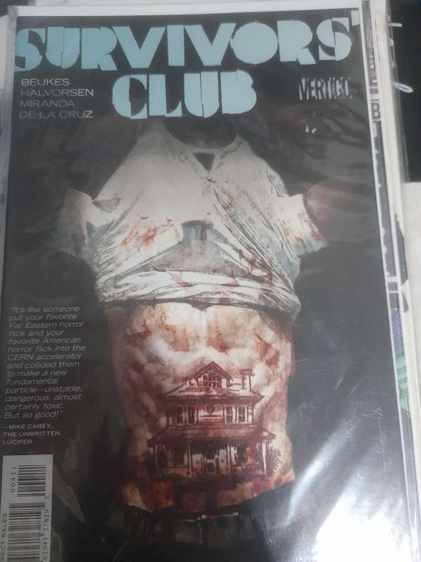 Survivors club comic book bagged and sealed  4March 16