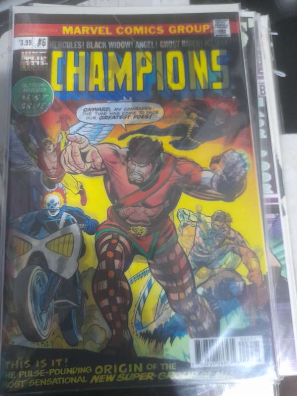 Champions #1 First appearance & origin of team  no:1 comic book ghost rider  bagged and sealed