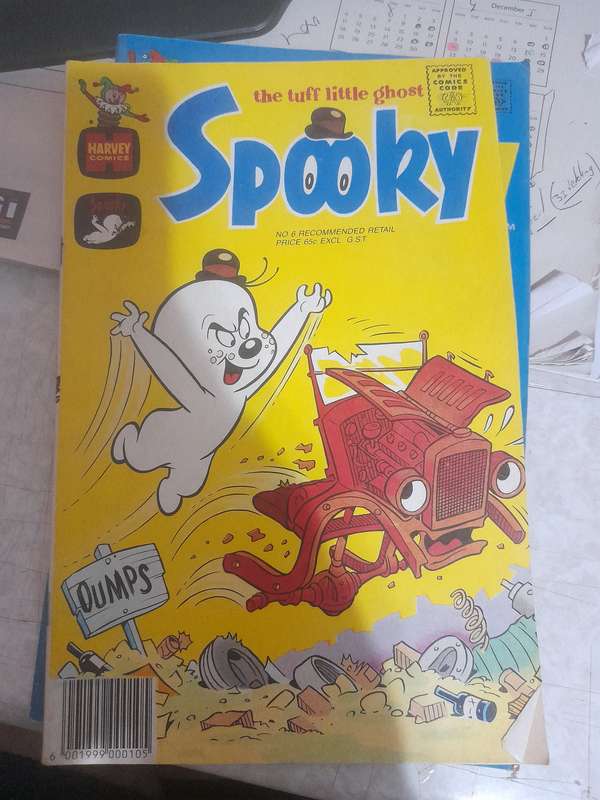 Spooky comic book no:6 The tuff little ghost