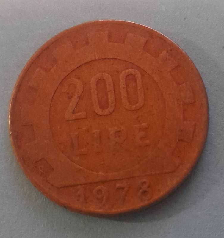 Coin 1978 200 lire  te Italy