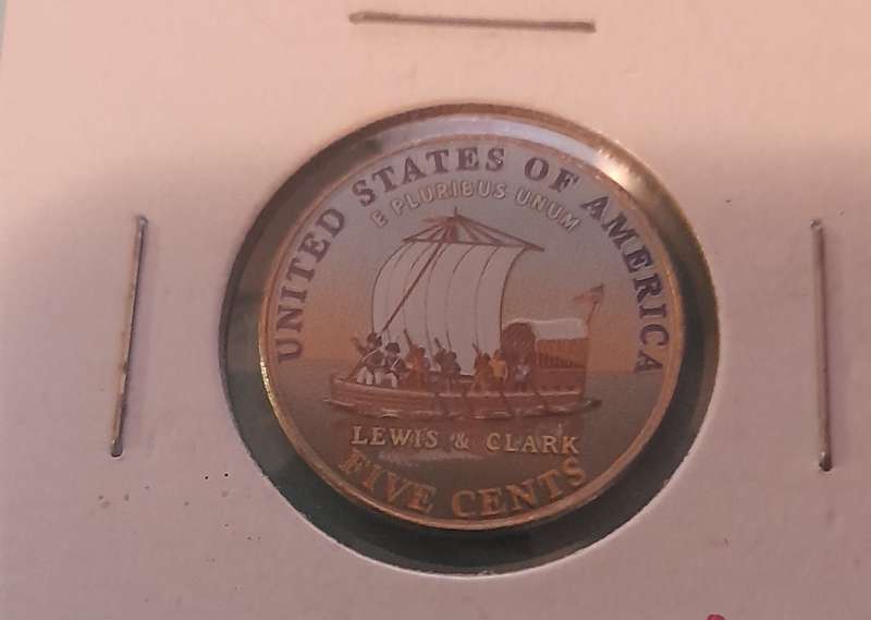 2004 Colorized J5C Keelboat Design | Littleton Coin Company ( KEELBOAT  Westward Journey)