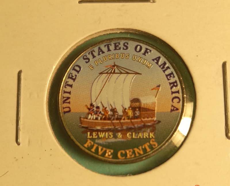 2004 Colorized J5C Keelboat Design | Littleton Coin Company ( KEELBOAT  Westward Journey)