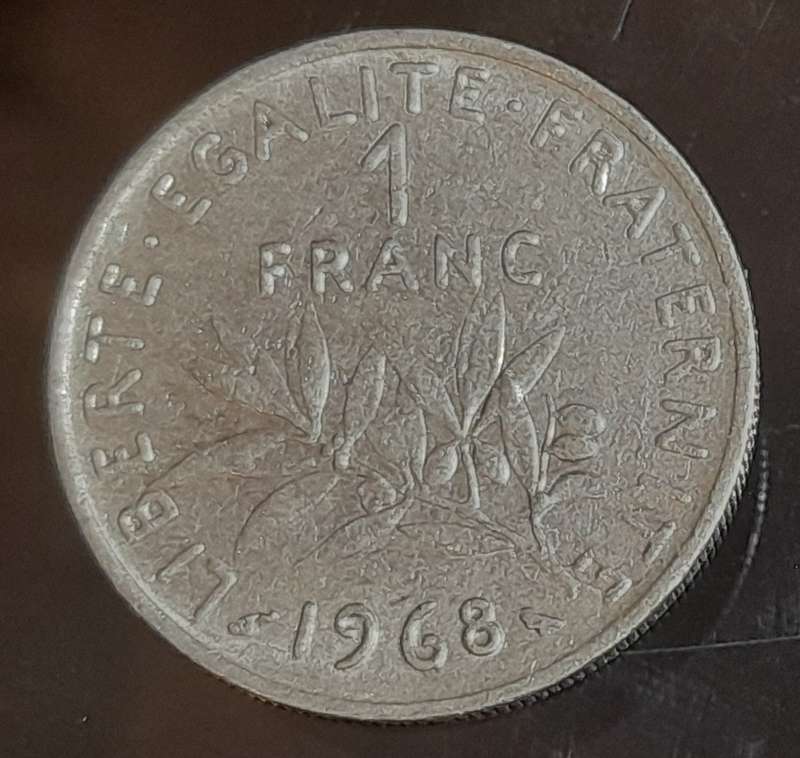 France 1968 coin