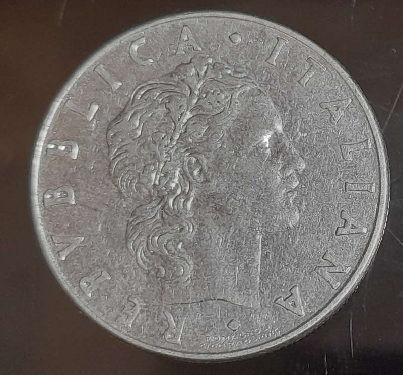 Italiana 50 liere coin