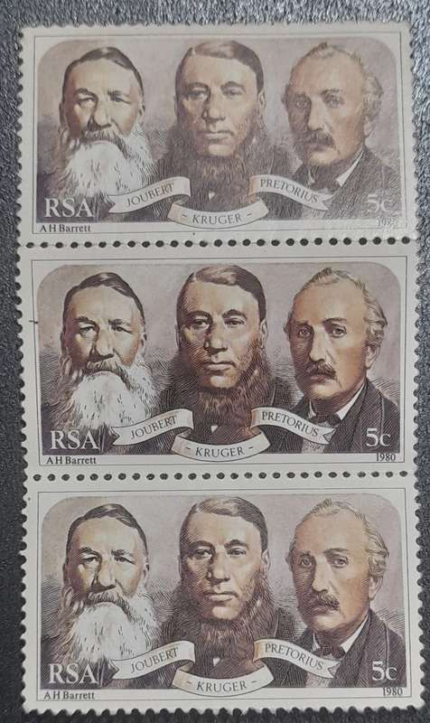 South Africa  Joubert , Kruger , Pretorius  1980  , 5c