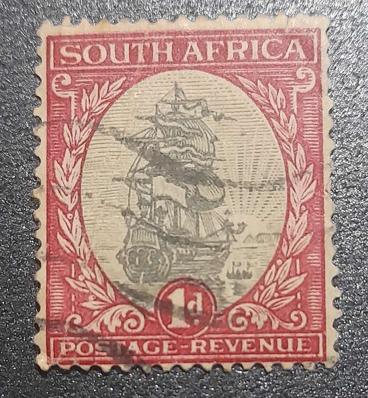 South Africa  1d Stamp