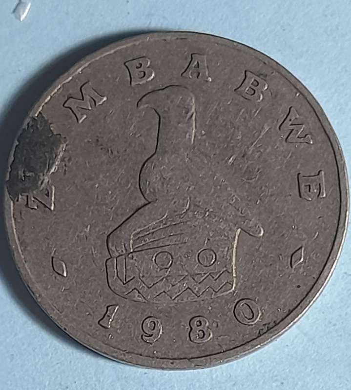 50c Zimbabwe 1980 coin