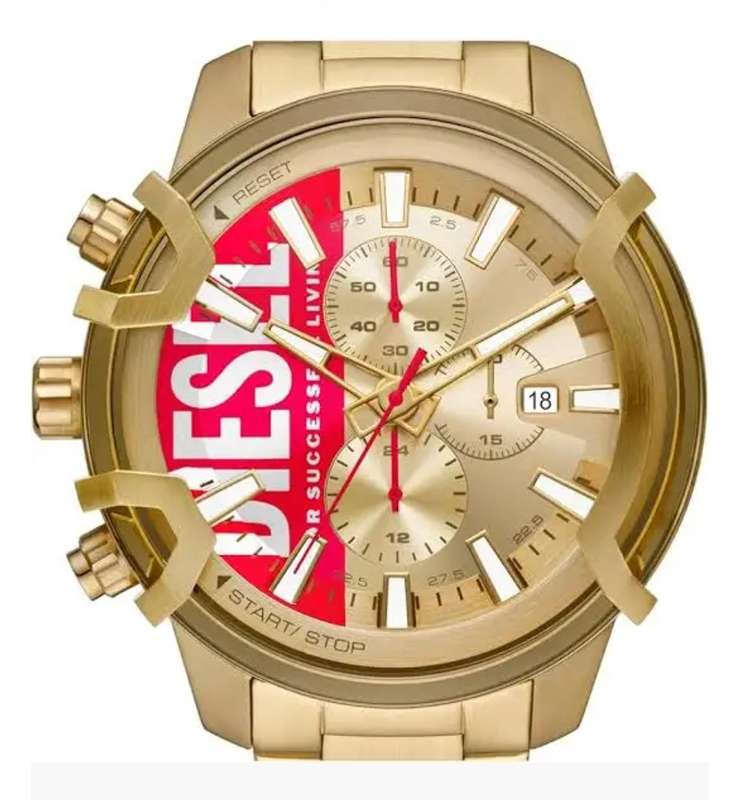 Men's Diesel Griffed Chronograph Only The Brave Watch DZ459