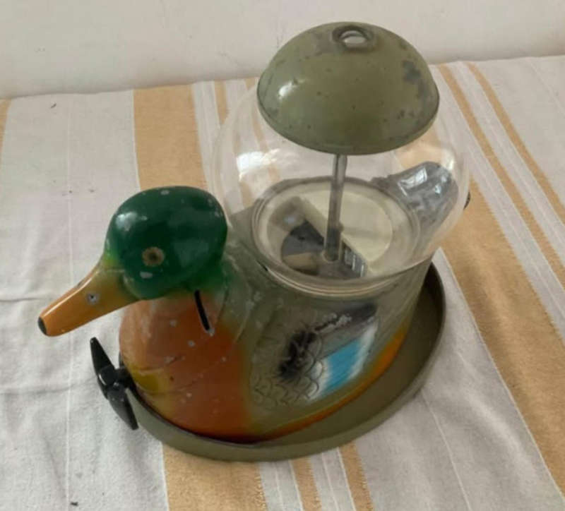 Vintage Duck Gumball Machine