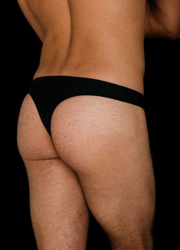 Classic Black Lycra G-String Thongs