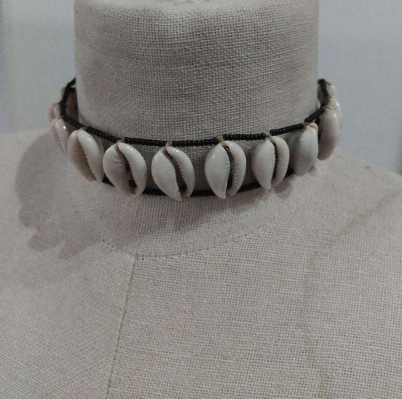 Shell Necklace Beaded Choker