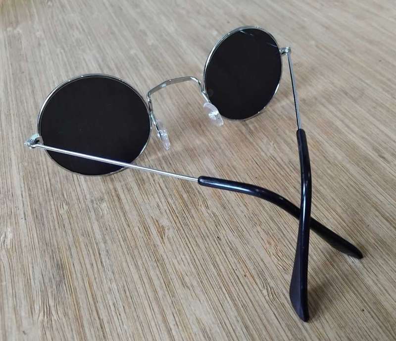 Black Tinted John Lennon style sunglasses
