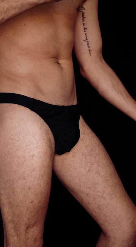 Classic Black Lycra G-String Thongs