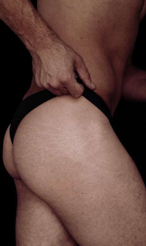 Classic Black Lycra G-String Thongs