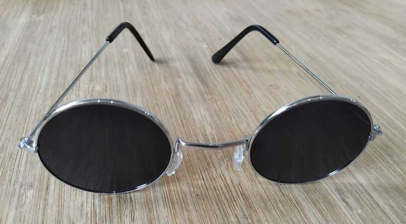 Black Tinted John Lennon style sunglasses