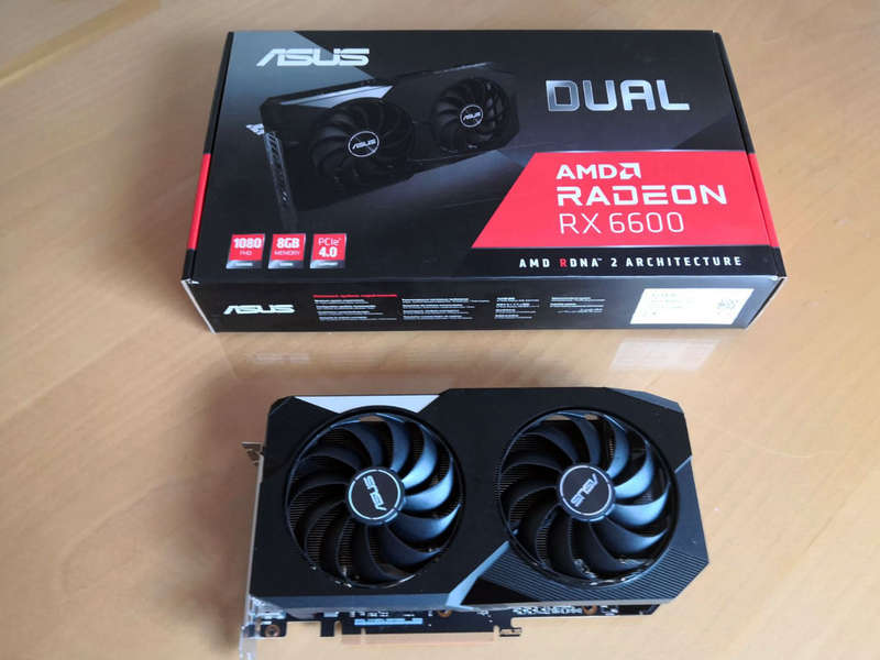 Asus Radeon RX 6600 8GB Graphics Card