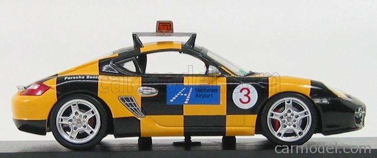 Porsche Cayman S - 2007 - "Follow Me" Hannover Airport - Black & Yellow - Ltd to 1200 pcs