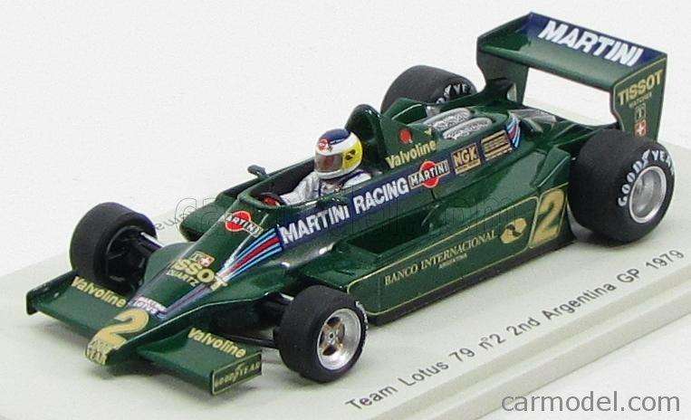 Lotus 79 - #2 - 2nd Argentinean GP 1979 - Carlos Reutemann