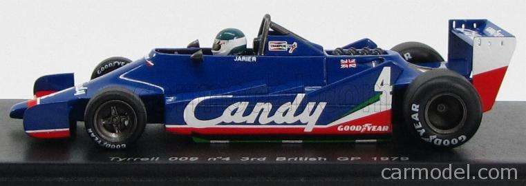 Tyrrell 009 - #4 - 3rd British GP 1979 - Jean-Pierre Jarier