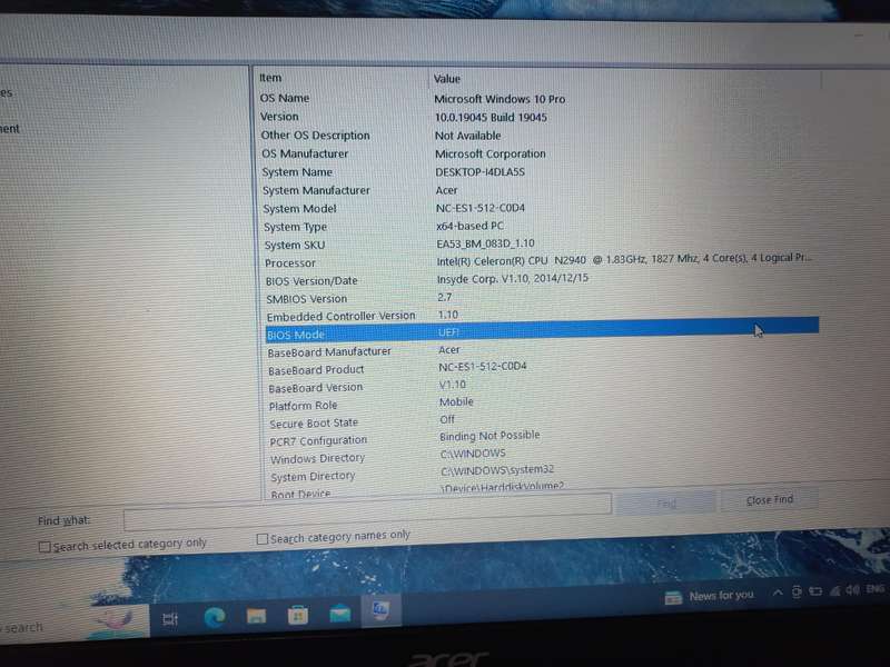 Acer Laptop