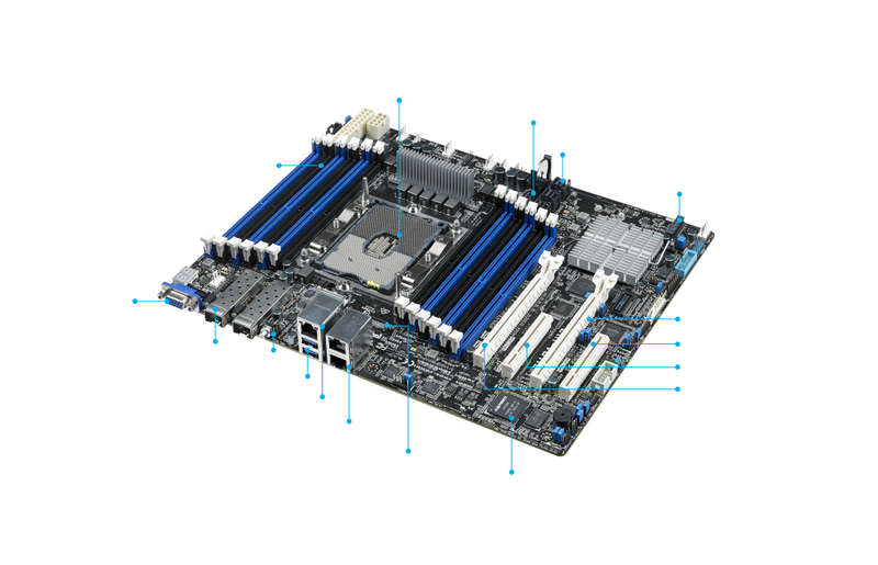 ASUS Z11PA-U12/10G-2S, XEON GOLD 6150, 192GB DDR4 RAM