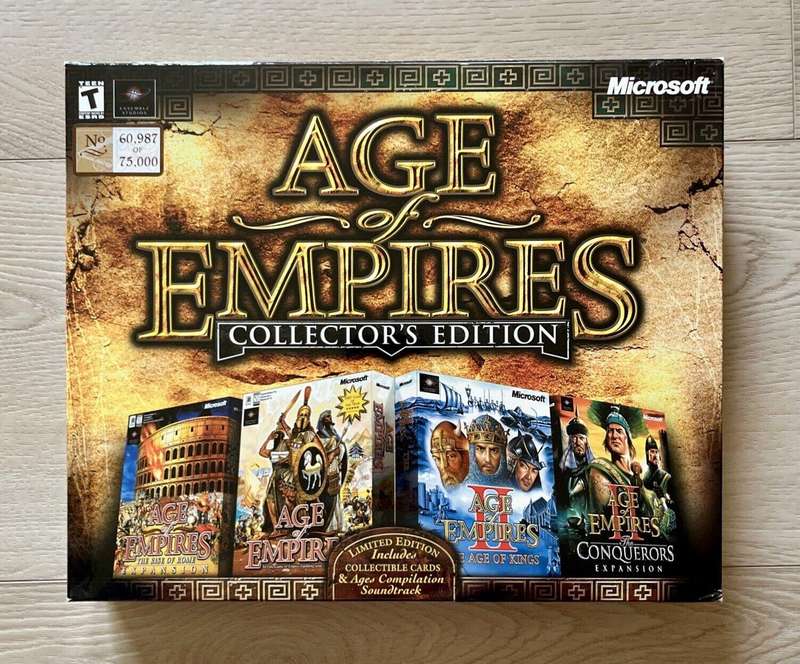 Age of Empires Collectors Edition - (SEALED) BIG BOX RETRO