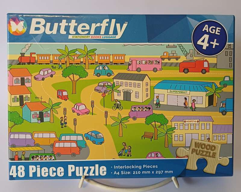 3x bundle different wooden Pre-school puzzles