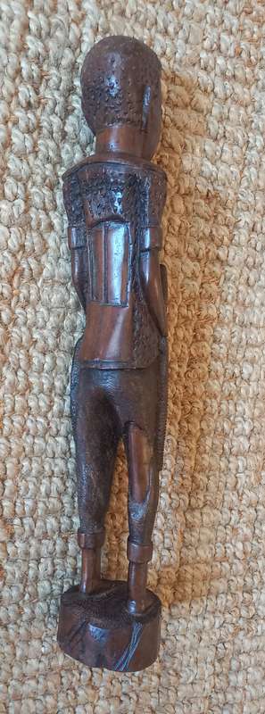 African carving of  man hunter  (Superior quality) Vintage