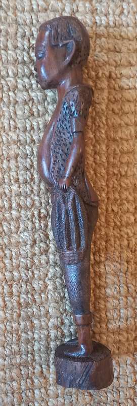 African carving of  man hunter  (Superior quality) Vintage