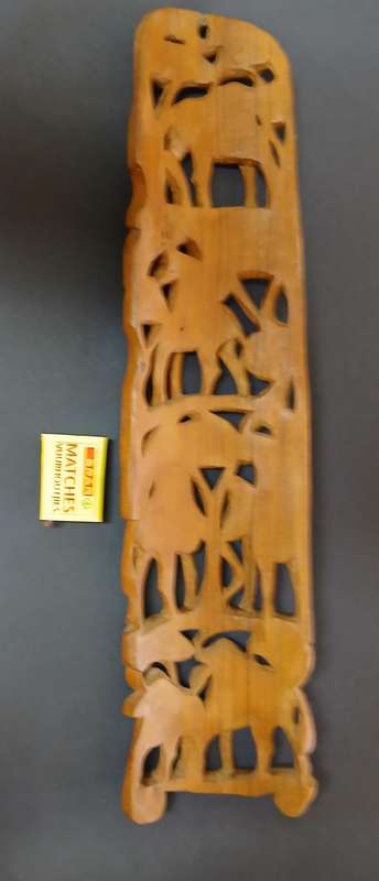 African hardwood Wall hanger carving  Central/ lowerAfrica