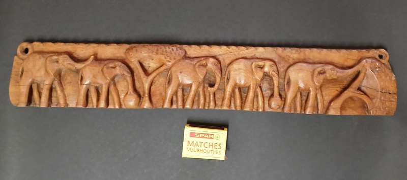 African hardwood Wall hanger carving  Central/ lowerAfrica
