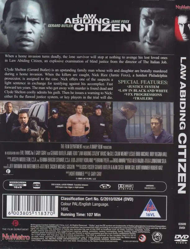 Law Abiding Citizen DVD (Gerard Butler, Jamie Foxx )