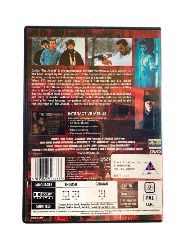 The Assignment DVD