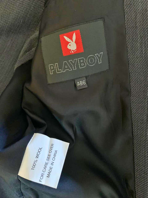 100% Wool Playboy Suit for Men  AB6  Classic Fit (Blazer + Pants)