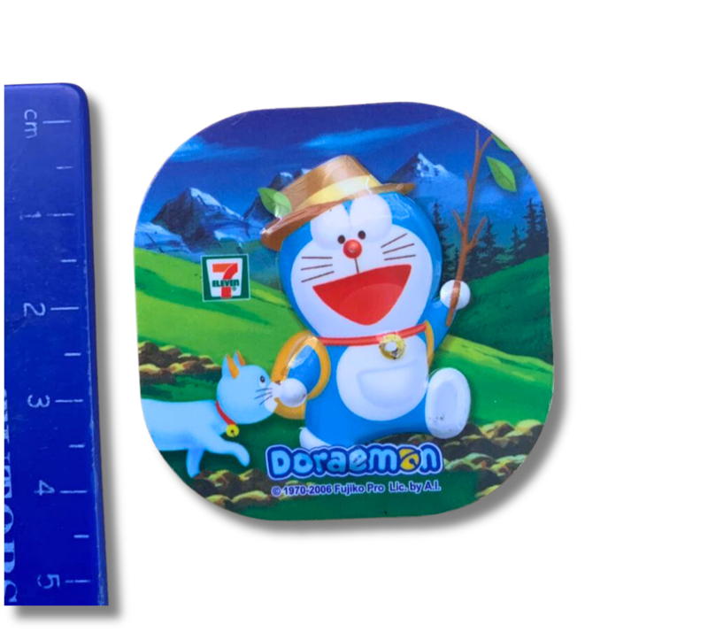 Vintage Doraemon travel the world magnets from 7-11 collectible 3 pieces