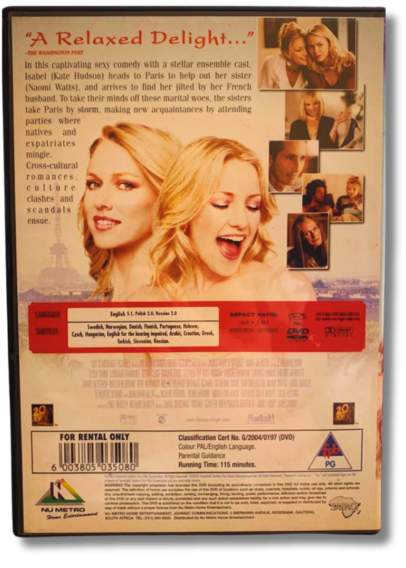 Le Divorce DVD (Kate Hudson, Naomi Watts  )