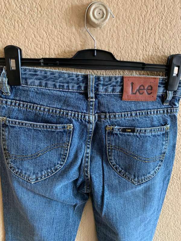 Retro Navy Blue Denim Jeans | Bootcut Style