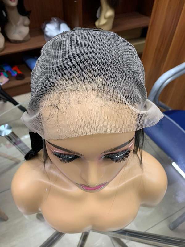 High-End Premium Double Drawn Human Hair Wig-Past Shoulder / Collarbone Length Bob Wig 13x4 14"