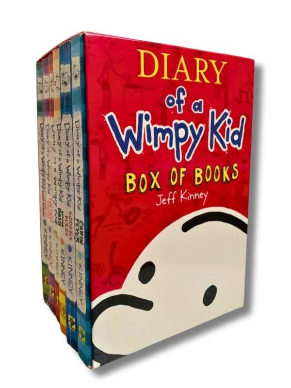 Diary of a Wimpy Kid 6-Book Box Set (Jeff Kinney)  Excellent Condition