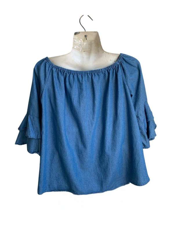 New Feelings Wide-Neck Top 3/4 Sleeve | Size M