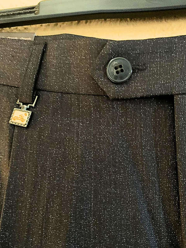 Men's Classic Cotton-Blend Dress Trousers  Brand New with Tags (Size 34)
