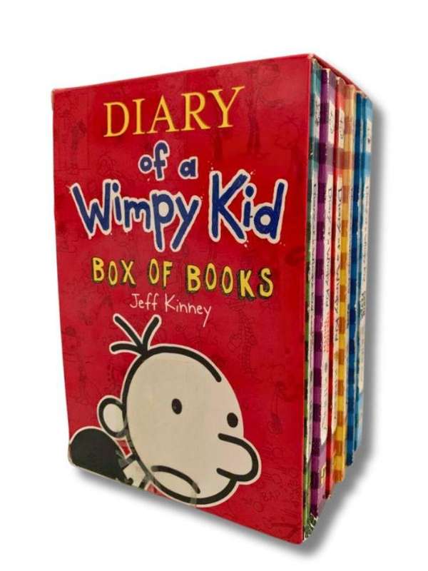 Diary of a Wimpy Kid 6-Book Box Set (Jeff Kinney)  Excellent Condition